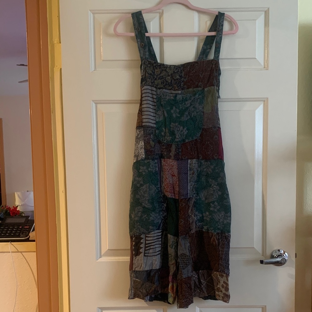 NWT ananta Bohemian Patchwork Jumpsuit